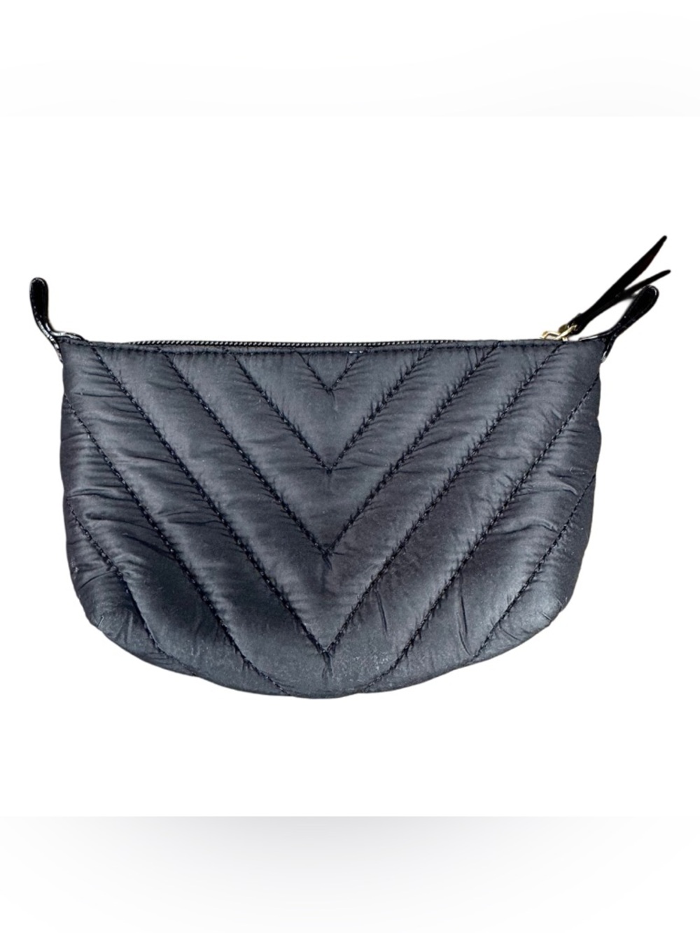 Victoria's Secret Black Quilted Wristlet Pouch - Picture 3 of 4